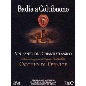 Badia a Coltibuono Vin Santo del Chianti Classico Occhio di Pernice